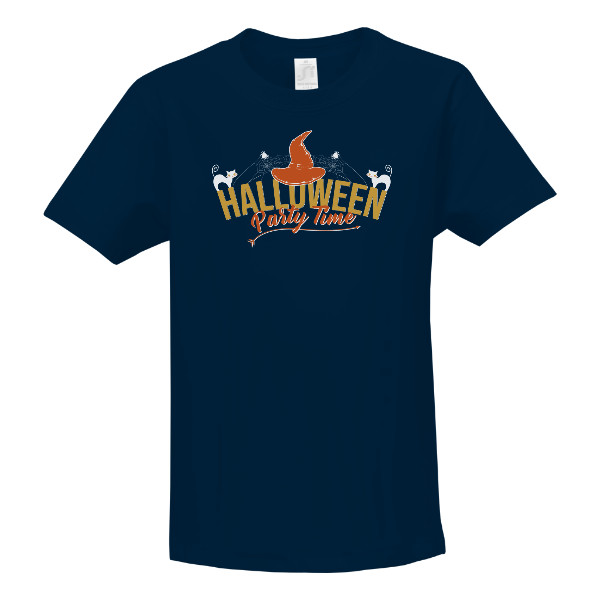 Tričko s potiskem Čas na halloweenskou párty