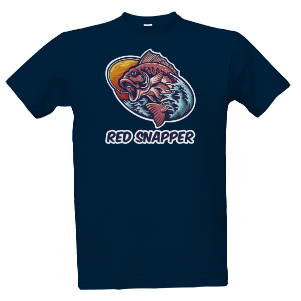 Tričko s potiskem Red snapper