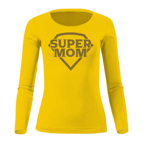 Tričko s potiskem Super máma jako superman